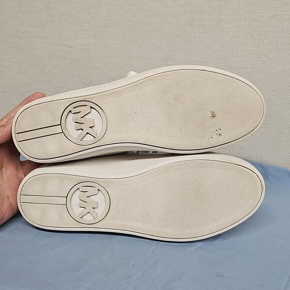 MICHAEL KORS POPPY LEATHER SNEAKERS BFPM-06-218 - Picture 9 of 12